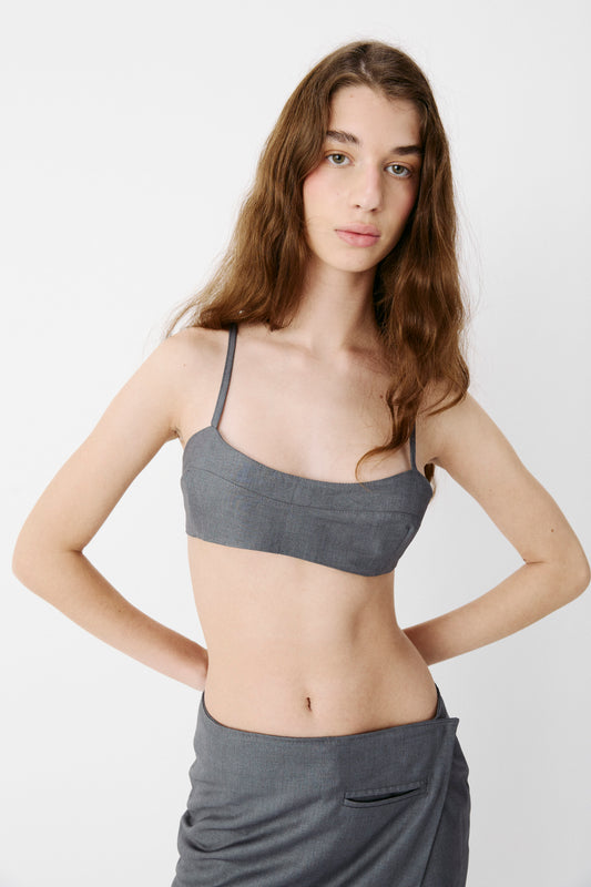 Zapata Bralette Gray