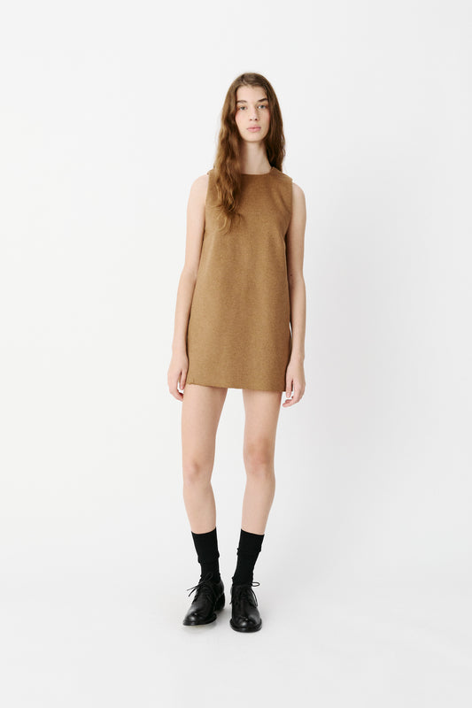 Subsanador Dress Camel