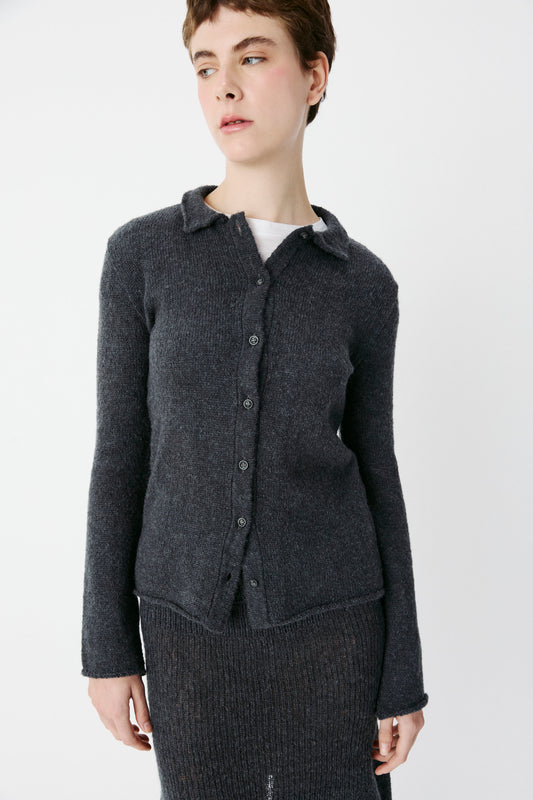 Puerto Escondido Knitted Shirt Gray