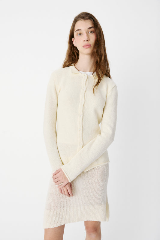 Puerto Escondido Knitted Shirt Cream