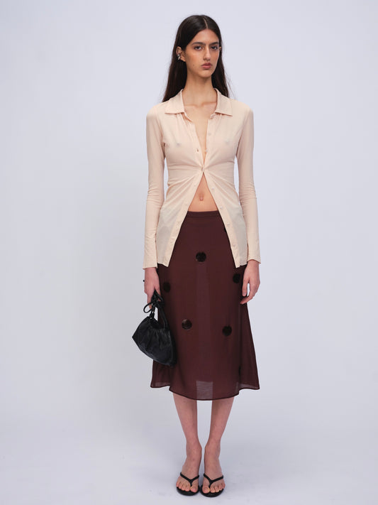 Aguas Dulces Skirt Brown