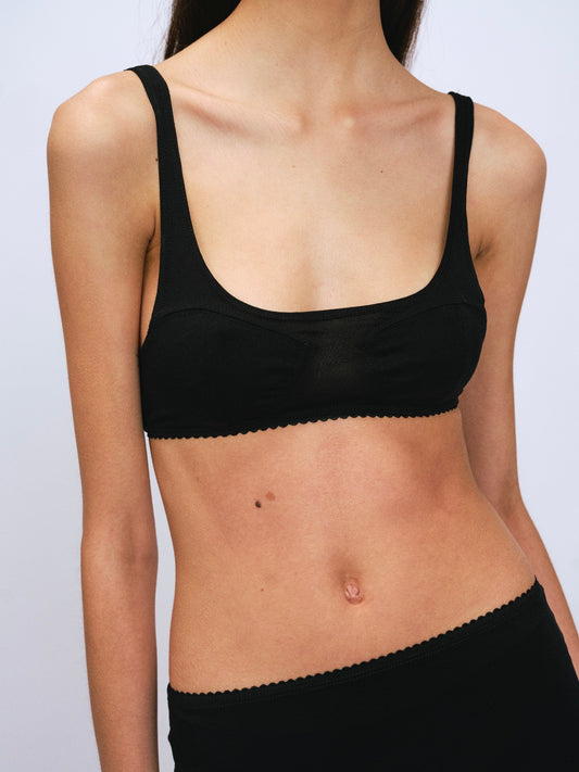 Hasta Mañana Bralette Black