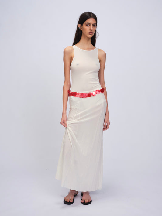 Santa Rita Dress Off White