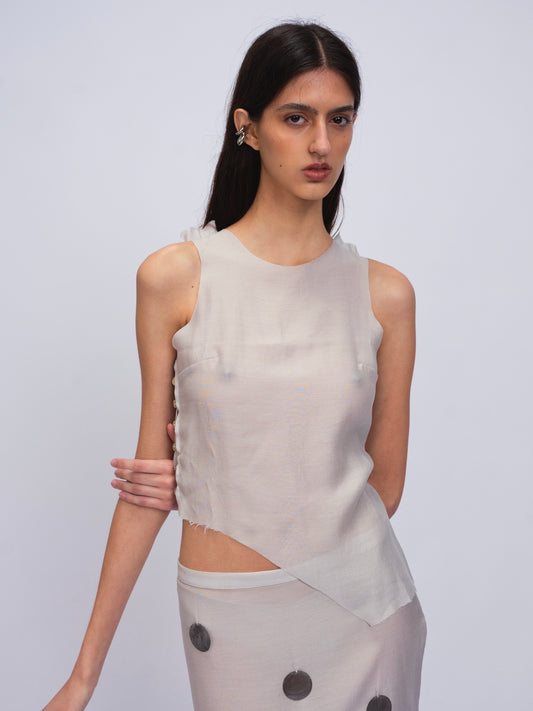 Aguas Dulces Top Gray