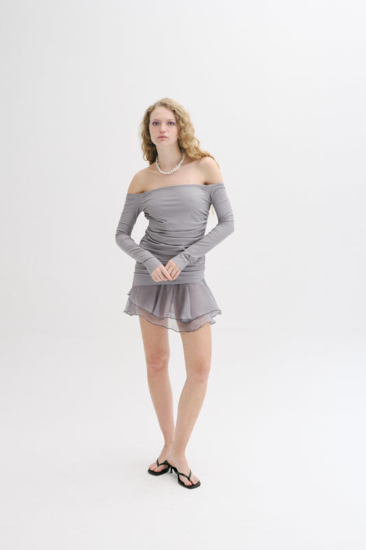 Josefina Dress Grey